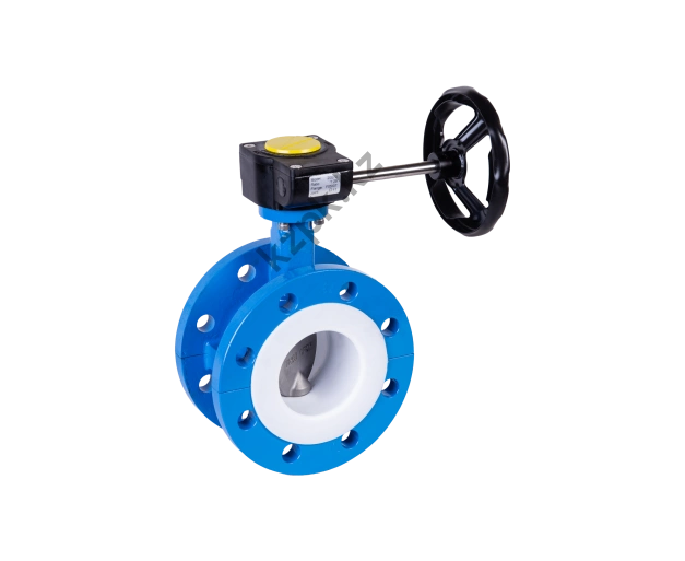 Футерованный фланцевый затвор MV UBT2 для применения в химической промышленности